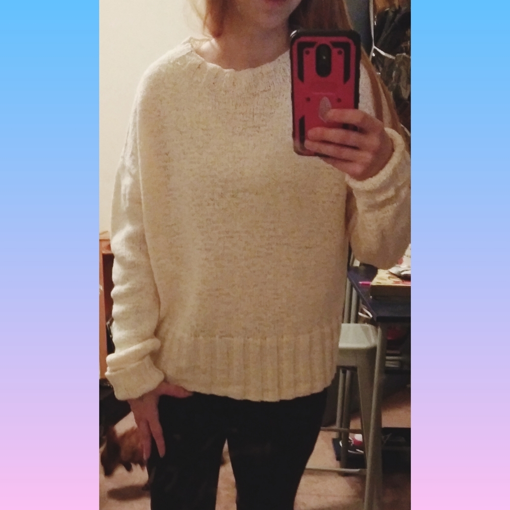 Oversized cute j crew sweater